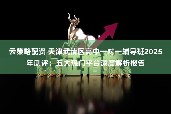 云策略配资 天津武清区高中一对一辅导班2025年测评：五大热门平台深度解析报告
